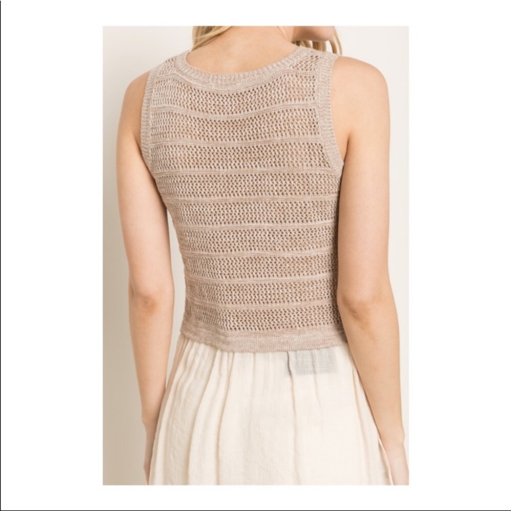 🎉FABULOUS 🎉 Mystree Woven Sleeveless Sweater - Picture 6 of 6